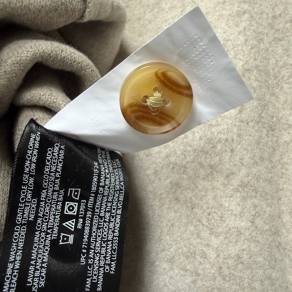 Banana Republic 4 Pocket Shacket in Oyster Pearl Size X-LARGE - Picture 8 of 9